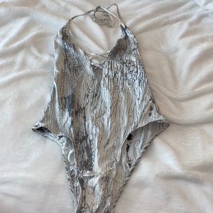 Shore one piece swimsuit